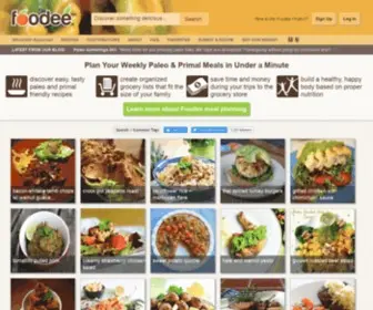 Thefoodee.com(Paleo recipes) Screenshot