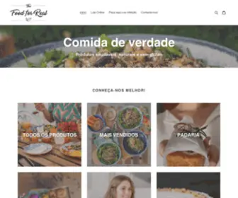 Thefoodforreal.com(Comida Saudável e sem glúten) Screenshot