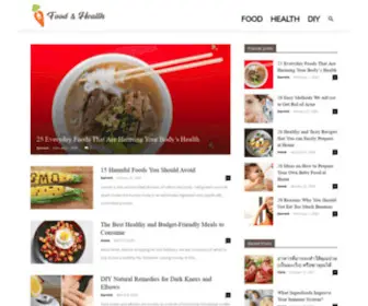 Thefoodhealth.com(The Food Health) Screenshot