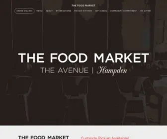 Thefoodmarketbaltimore.com(The Food Market) Screenshot