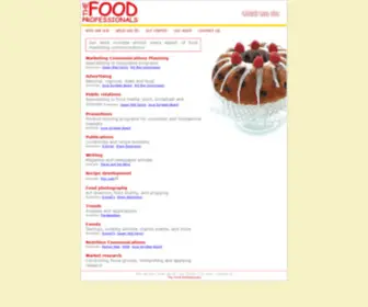 Thefoodprofessionals.com(The Food Professionals) Screenshot