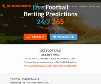 Thefootballpredictor.com(The Football Predictor) Screenshot