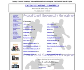 Thefootballsearchengine.com(Football links) Screenshot