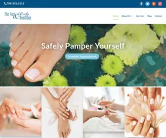 Thefootboutique.com(Top Foot Spa in Charlotte) Screenshot