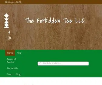 Theforbiddentee.com(Feature Products) Screenshot