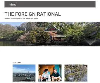 Theforeignrational.com(THE FOREIGN RATIONAL) Screenshot