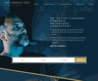 TheforensiCDoc.com(Forensic Pathology Expert) Screenshot