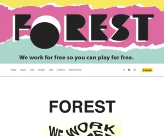 Theforest.org.uk(Café) Screenshot