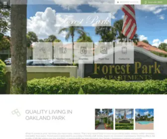 Theforestpark.com(Oakland Park Apartments) Screenshot