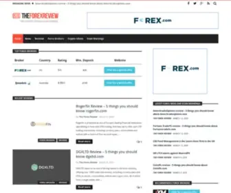 Theforexreview.com(Forex brokers reviews & scam warnings) Screenshot
