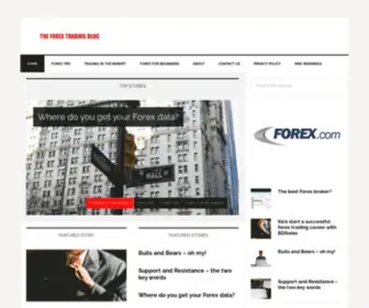 Theforextradingblog.com(The Forex Trading Blog) Screenshot