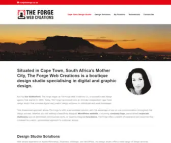 Theforge.co.za(Cape Town Design Studio) Screenshot