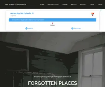 Theforgottensouth.com(The Forgotten South) Screenshot