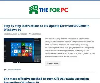 Theforpc.com(The For Pc) Screenshot