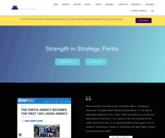 Thefortisagency.com(Strength in Financial Strategies) Screenshot