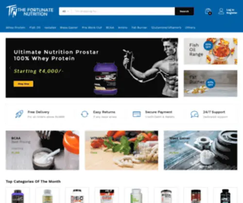 Thefortunatenutrition.com(九游网页版) Screenshot