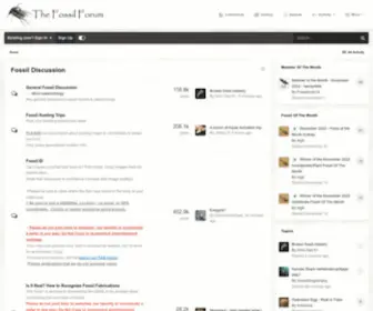 Thefossilforum.com(The Fossil Forum) Screenshot