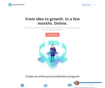 Thefounderhood.com(A great program for every tech team) Screenshot