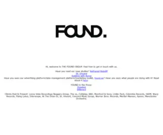 Thefoundgroup.com(The found group) Screenshot