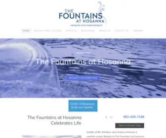 Thefountainsathosanna.com(Fountains at Hosanna) Screenshot