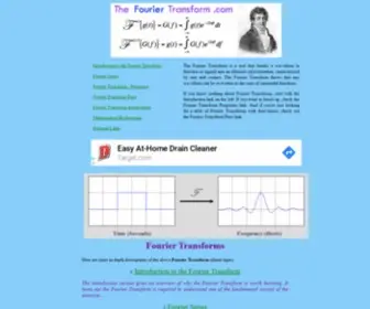 Thefouriertransform.com(Fourier Transform) Screenshot