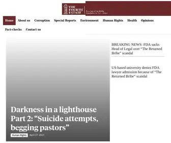Thefourthestategh.com(The Fourth Estate) Screenshot