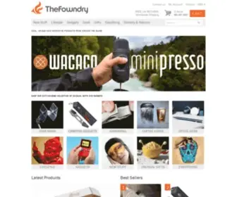 Thefowndry.com(Apparel and Gadgets) Screenshot
