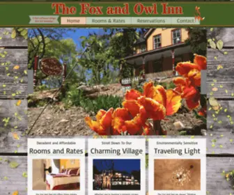 Thefoxandowlinn.com(The Fox and Owl Inn) Screenshot