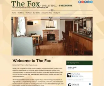 ThefoxDarleyhall.co.uk(The Fox) Screenshot