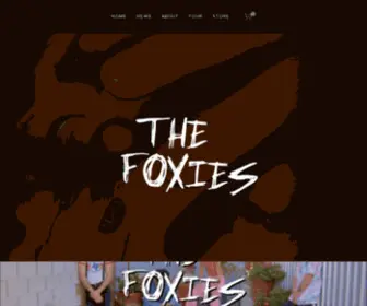 Thefoxiesband.com(The Foxies) Screenshot