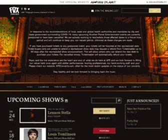 Thefoxoakland.com(Oakland Fox Theater) Screenshot