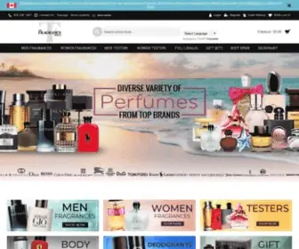 Thefragranceshop.ca(Men and Women brand name perfumes Newmarket Online) Screenshot