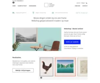 Theframeshop.be(The Frame Shop) Screenshot
