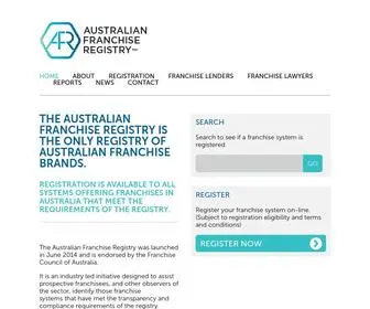 Thefranchiseregistry.com.au(The Franchise Registry) Screenshot