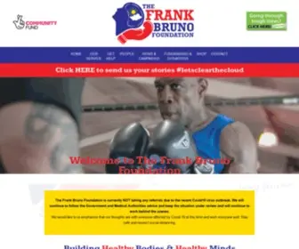 Thefrankbrunofoundation.co.uk(The Frank Bruno Foundation) Screenshot