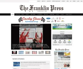 Thefranklinpress.com(The Franklin Press) Screenshot