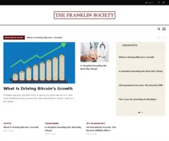 Thefranklinsociety.com(The Franklin Society) Screenshot