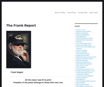 Thefrankreport.net(About This Blog) Screenshot