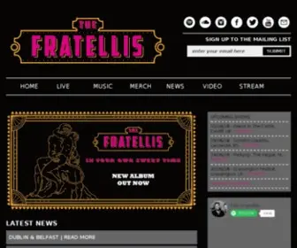 Thefratellis.com(The Fratellis) Screenshot
