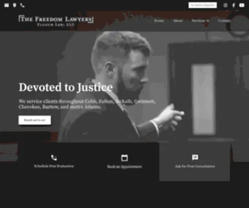 Thefreedomlawyers.com(The Freedom Lawyers) Screenshot