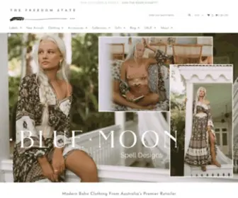 Thefreedomstate.com.au(Boho Fashion) Screenshot