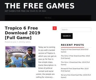 Thefreegames.org(The Free Games) Screenshot