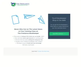 Thefreelancebookkeeper.com(The Freelance Bookkeeper) Screenshot