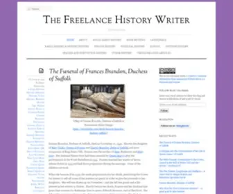 Thefreelancehistorywriter.com(All things History) Screenshot