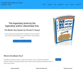 Thefreemasterkey.com(The Master Key System by Charles F) Screenshot