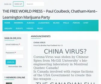 Thefreeworldpress.com(THE FREE WORLD PRESS) Screenshot