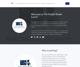 Thefreightbrokercoach.com(The Freight Broker Coach) Screenshot