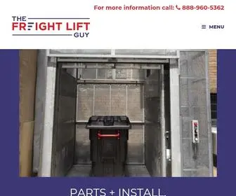 Thefreightliftguy.com(The Freight Lift Guy) Screenshot