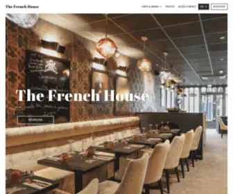 Thefrenchhouse-Arras.fr(Bienvenue sur le site du restaurant the french house arras à arras) Screenshot