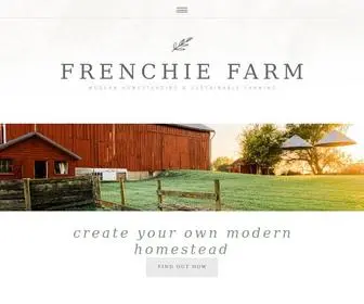 Thefrenchiefarm.com(Frenchie Farm) Screenshot